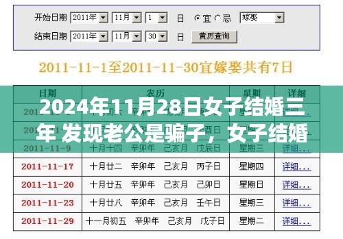 女子結婚三年驚覺驚天秘密，丈夫真實身份竟是騙子