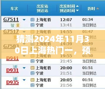 2024年11月30日上海熱門趨勢展望，預測未來的熱門行業與動態