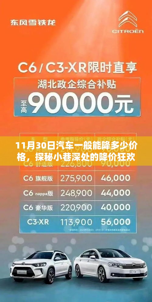 探秘11月30日汽車降價狂歡，小巷深處的價格大揭秘！