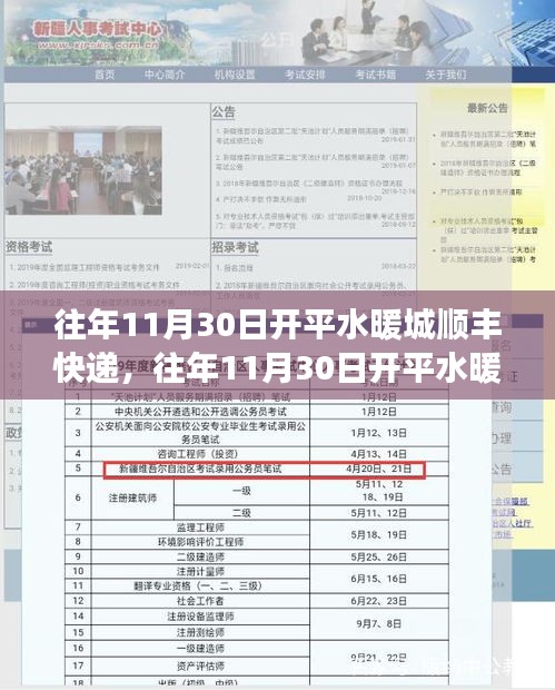 往年11月30日開平水暖城順豐快遞運營綜述，運營分析、優劣觀點與個人立場