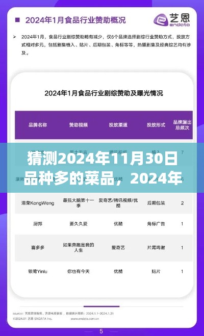 2024年11月30日，菜品繁盛展望與回顧，多樣美食的盛宴