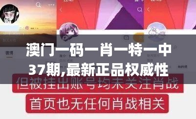 澳門一碼一肖一特一中37期,最新正品權威性_SHY17.327迅捷版