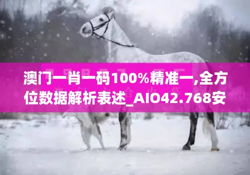 澳門一肖一碼100%精準一,全方位數據解析表述_AIO42.768安靜版