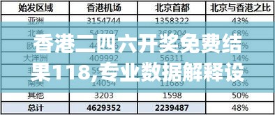 香港二四六開獎免費結果118,專業數據解釋設想_ZJH34.804DIY版