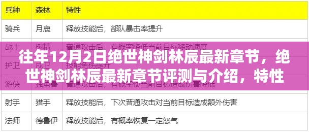 絕世神劍林辰最新章節解析，特性、體驗、競品對比與用戶群體深度分析