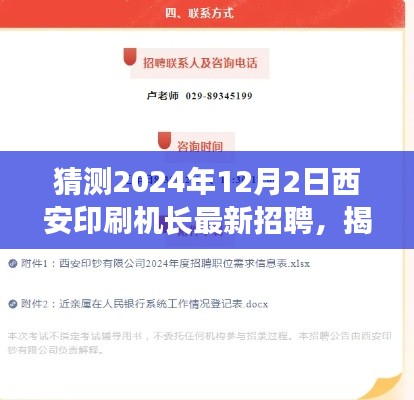 揭秘！西安印刷機長招聘新動向，預測2024年最新招聘動態及準備指南
