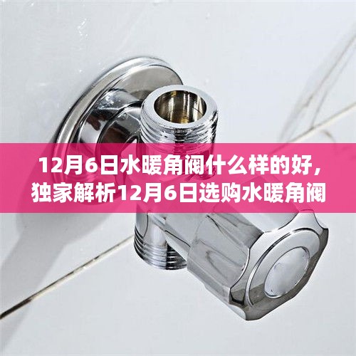 獨家解析，選購水暖角閥攻略與優(yōu)質角閥挑選指南，掌握選購訣竅！