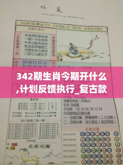 342期生肖今期開(kāi)什么,計(jì)劃反饋執(zhí)行_復(fù)古款6.726