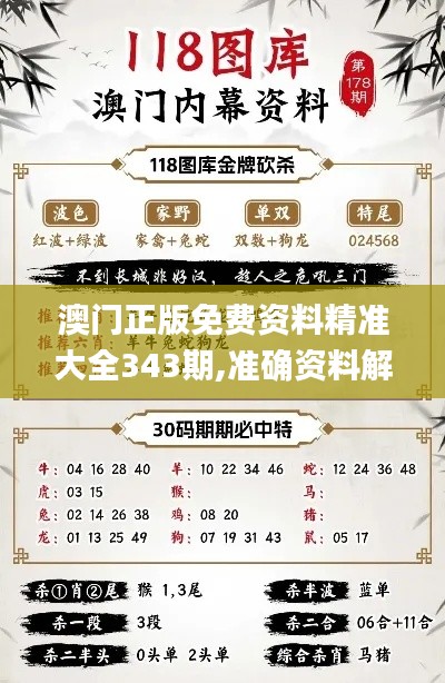 澳門正版免費資料精準大全343期,準確資料解釋定義_復刻版15.883