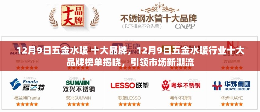 12月9日五金水暖行業(yè)十大品牌榜單揭曉，引領(lǐng)市場(chǎng)趨勢(shì)，展現(xiàn)新潮流風(fēng)采
