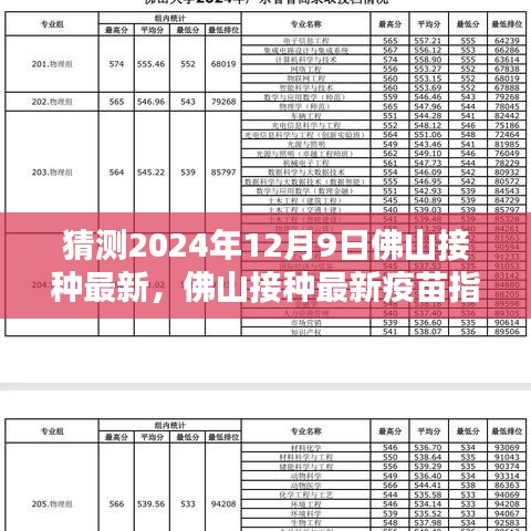 佛山最新疫苗接種指南，預約流程、接種步驟及注意事項（針對2024年12月9日）