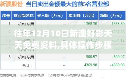 往年12月10日新澳好彩天天免費資料,具體操作步驟指導_高級版5.540