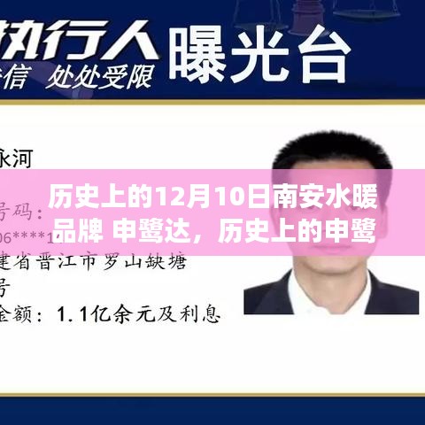 申鷺達南安水暖品牌，12月10日的里程碑與品牌成長之旅