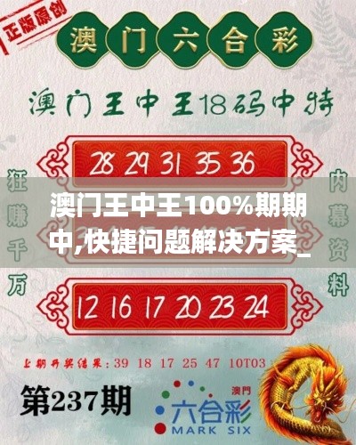 澳門王中王100%期期中,快捷問題解決方案_3K1.457