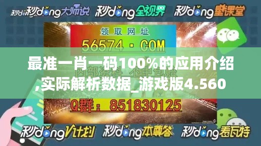 最準一肖一碼100%的應用介紹,實際解析數據_游戲版4.560