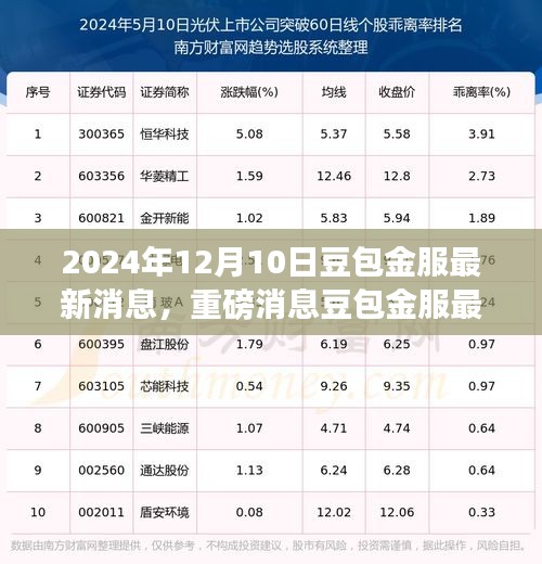 豆包金服最新動態(tài)揭秘，深度解讀與未來展望（2024年12月版）