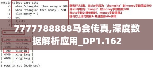 7777788888馬會傳真,深度數據解析應用_DP1.162