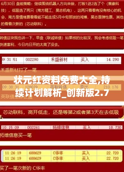 狀元紅資料免費大全,持續計劃解析_創新版2.767