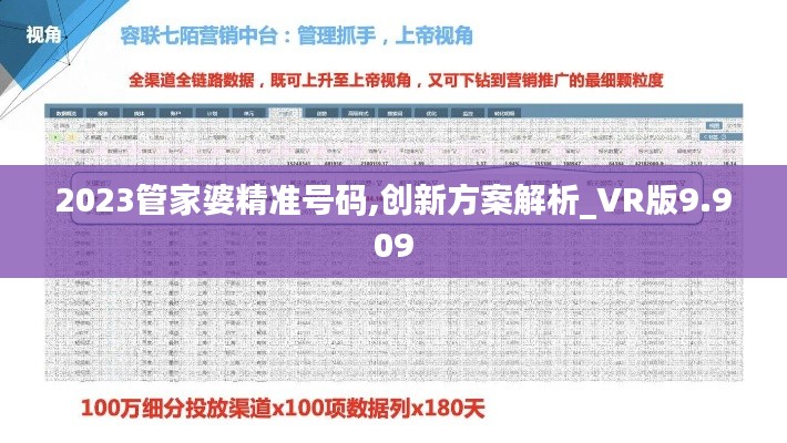 2023管家婆精準號碼,創新方案解析_VR版9.909