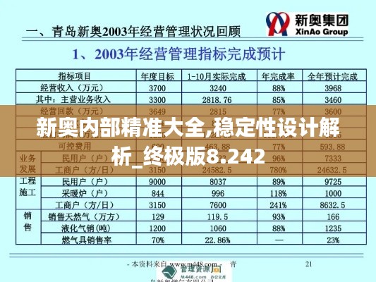新奧內部精準大全,穩定性設計解析_終極版8.242
