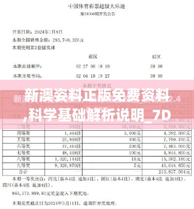 新澳姿料正版免費資料,科學基礎解析說明_7DM5.423