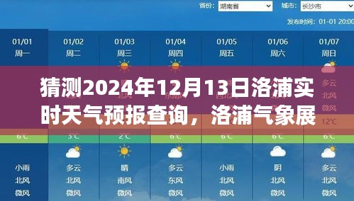 洛浦氣象展望，揭秘2024年12月13日天氣預(yù)報及其潛在影響分析
