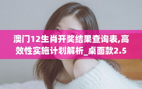 澳門12生肖開獎結果查詢表,高效性實施計劃解析_桌面款2.576