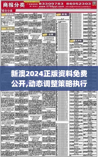 新澳2024正版資料免費公開,動態調整策略執行_zShop8.456