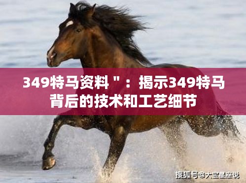 349特馬資料＂：揭示349特馬背后的技術和工藝細節