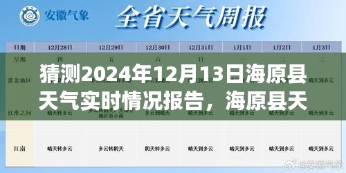 揭秘海原縣未來天氣實時情況，天氣預報預測報告（2024年12月13日）