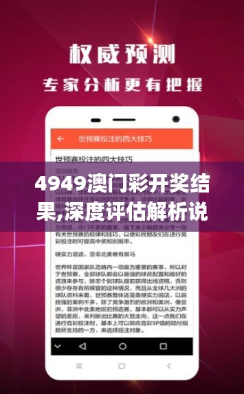 4949澳門彩開獎結果,深度評估解析說明_Windows3.607