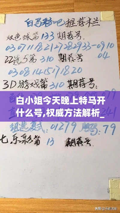 白小姐今天晚上特馬開(kāi)什么號(hào),權(quán)威方法解析_影像版2.337