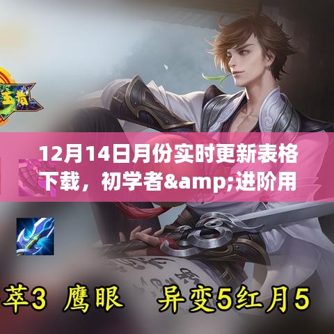 初學者與進階用戶通用，12月14日月份實時更新表格下載全攻略