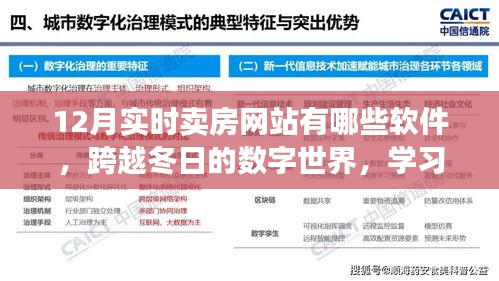 冬日的數(shù)字世界，賣房軟件與信心之旅