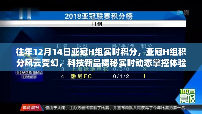 亞冠H組積分風(fēng)云變幻與最新科技產(chǎn)品實時動態(tài)掌控揭秘