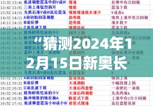 “猜測2024年12月15日新奧長期免費資料大全：預測知識自由化的全新趨勢”