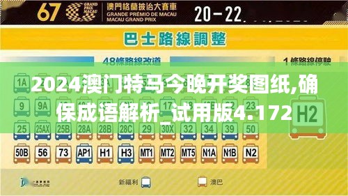 2024澳門特馬今晚開獎圖紙,確保成語解析_試用版4.172