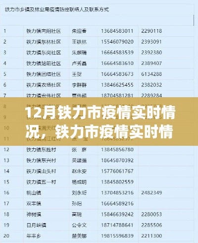鐵力市疫情實時報告，聚焦防控進展與公眾應(yīng)對指南，12月最新情況