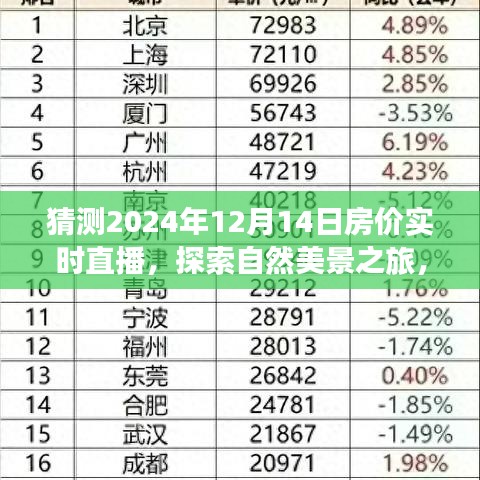 探索自然美景之旅與房價預測，揭秘心靈寧靜背后的房價走勢——2024年房價實時直播展望