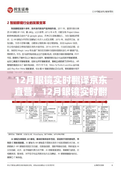 12月眼鏡實時翻譯京東直營，商業創新及其影響探究