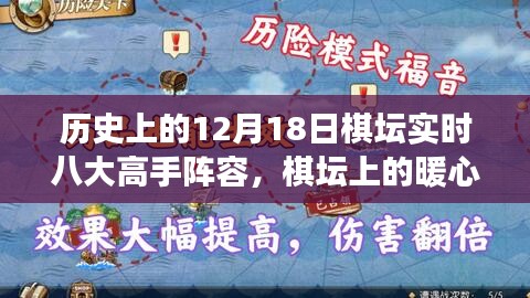歷史上的棋壇暖心對決，十二月十八日高手們的日常故事與實時陣容回顧