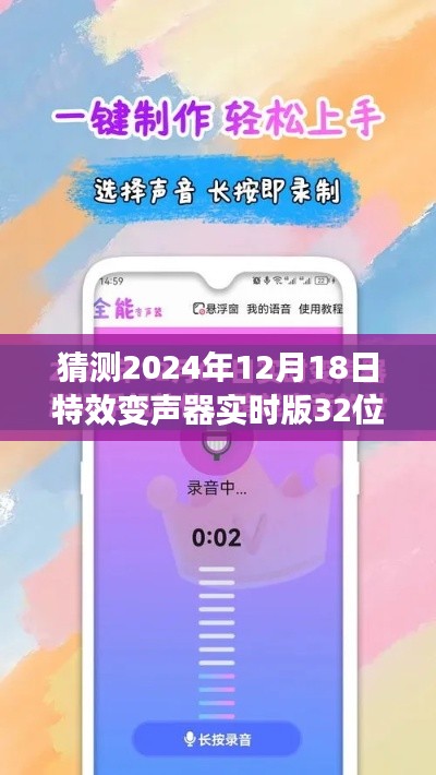 未來科技展望，預測2024年特效變聲器實時版32位的發展趨勢