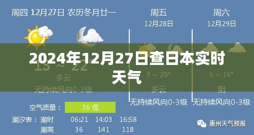 日本實時天氣查詢（日期標注）