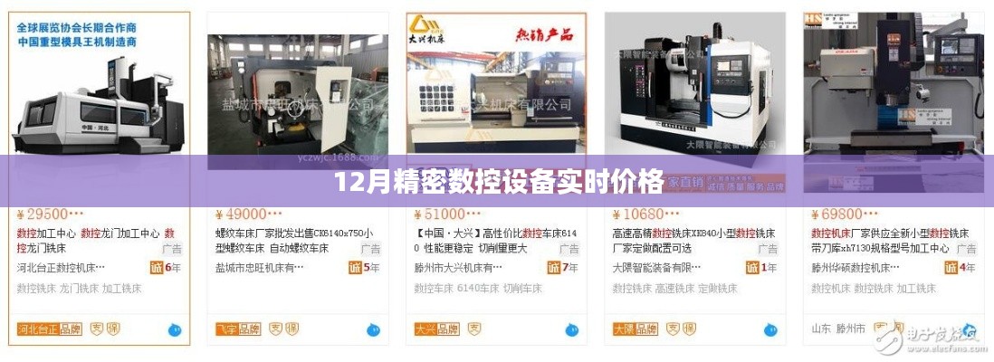 12月精密數控設備實時行情及價格概覽