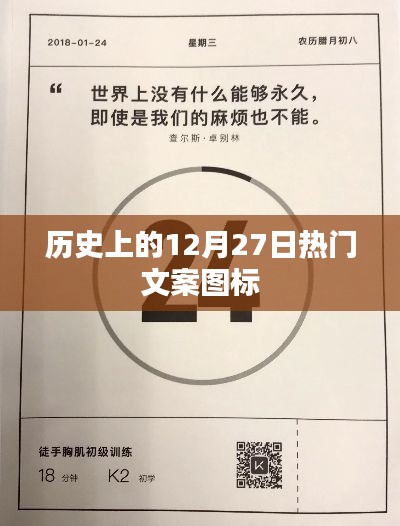歷史上的大事件，12月27日的熱門文案圖標(biāo)回顧
