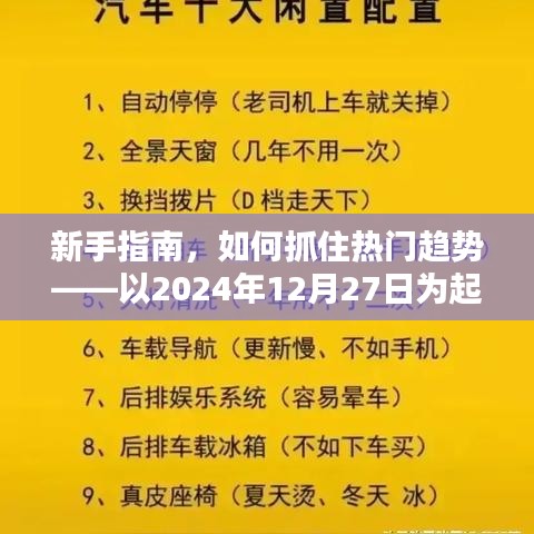 新手指南，如何緊跟熱點趨勢，從2024年12月27日開始布局？