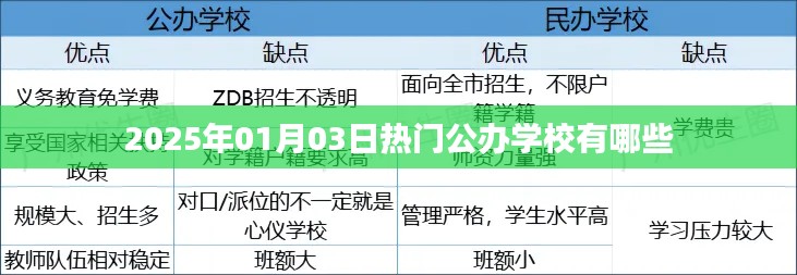 『2025年熱門(mén)公辦學(xué)校榜單揭曉』