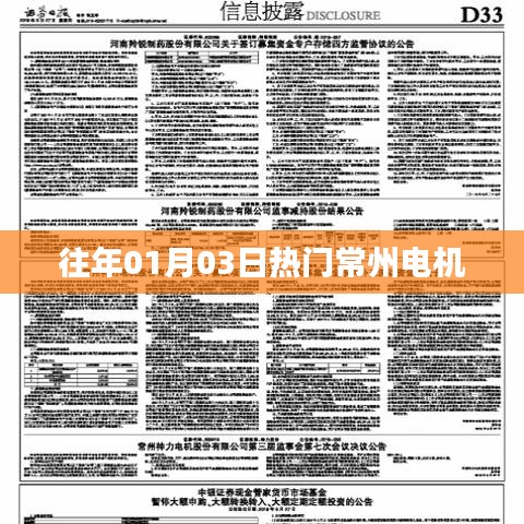 常州電機歷年元旦后熱門資訊回顧