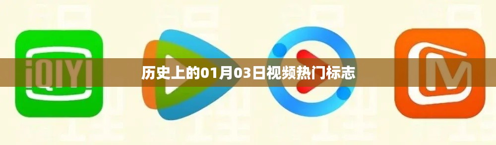 熱門視頻標(biāo)志，歷史上的今天（一月三日），簡潔明了，突出了主題，符合您的字?jǐn)?shù)要求。