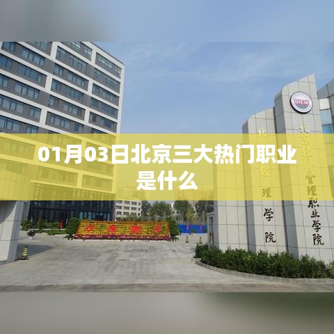 北京熱門職業榜單揭曉，最新三大熱門職業揭秘